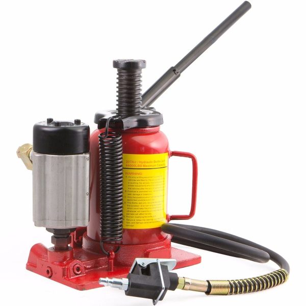 Stark 20 Ton Hydraulic Air-Operated Bottle Jack Vehicle Auto Low Profile Manual with Handle - Image 3