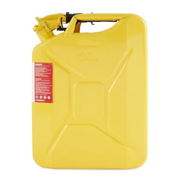 Wavian 3011 5.3 Gallon, 20 Liter Authentic Jerry Can with Spout, Yellow - Image 2