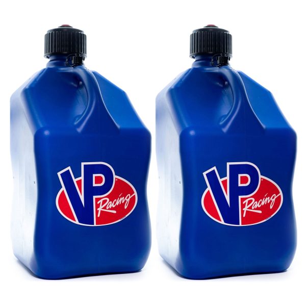 VP Racing 5.5 Gal Motorsport Racing Utility Container Jug, Blue (2 Pack)