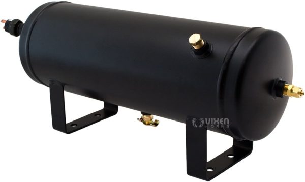 Vixen Horns 1.5 Gallon (5.6 Liter) Train/Air Horn Tank with 200 PSI Compressor Onboard System/Kit 12V VXO8315B - Image 3