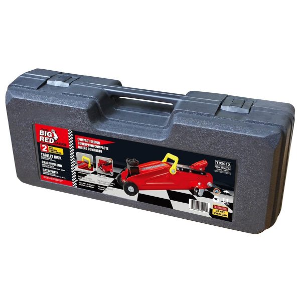 Torin Big Red T82012 2 Ton Hydraulic Trolley Jack with Plastic Case - Image 5