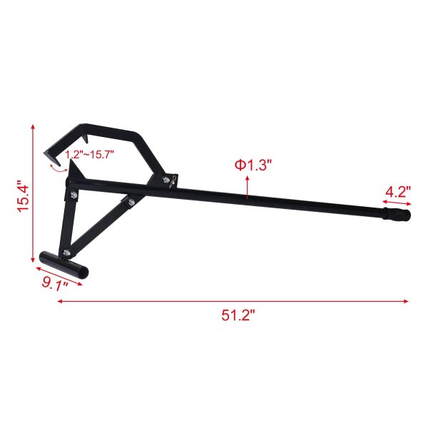 Timberjack Triple Log Lifter, Non-Bending, High Carbon Steel, Heavy-Duty Log Jack with 3-15in Adjustable Hook, Log Roller Tool for Rolling Cutting and Lifting Logs - Image 6