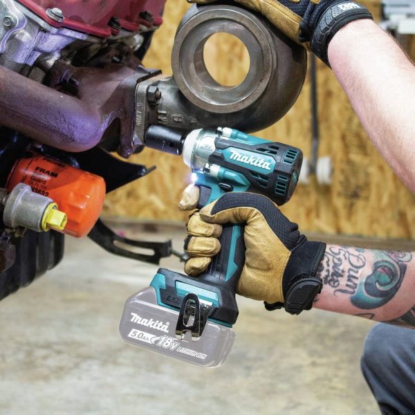 Makita Impact Wrench,4-Speed,1/2" Sq. Drive,18V XWT14Z - Image 5