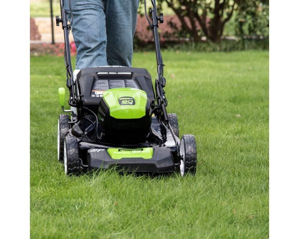 80V Cordless 21" Self-Propelled Brushless Lawn Mower | Greenworks - Image 10