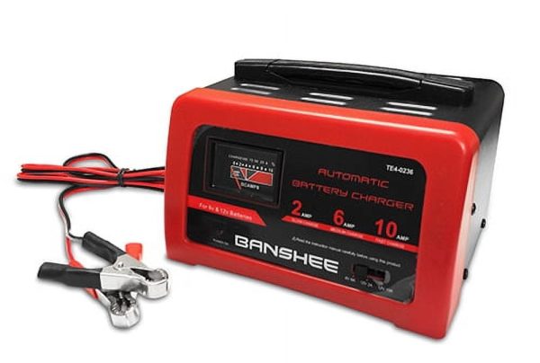 10/6/2 Amp 6/12V Intelligent Battery Charger And Maintainer