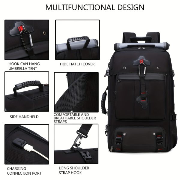 50L Large Capacity Hiking Backpack - Image 9