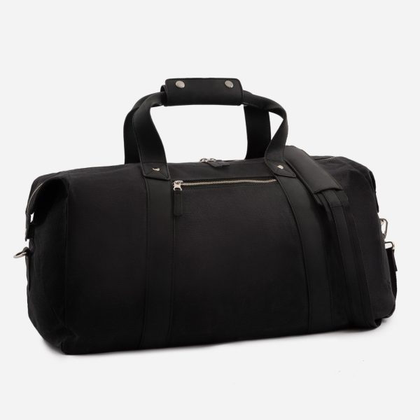 Domingo Duffel Bag - Waxed Canvas and Pull-Up Leather - Men's - Image 3