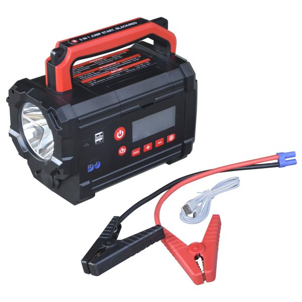 5 in 1 Portable Jump Starter, Power Pack, 99PSI Air Pump