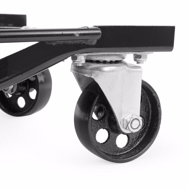 XtremepowerUS Set of 2 Pieces Tire Skates Swivel Moving Wheel Dolly Ball Skate Jack Shoplift 5.5" - Image 6